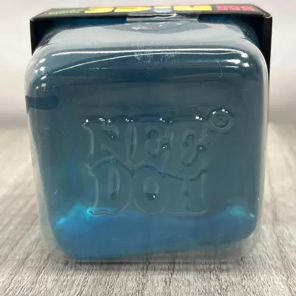 NeeDoh Nice Berg Blue XL Giant Nee Doh Niceberg Solid Squish Cube Ice Block - Picture 16 of 16